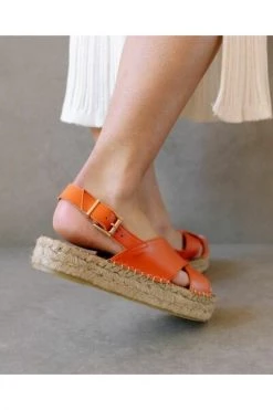 ALOHAS Sandalen Crossed Sandals Orange -Aloha Winkel 55341addc82bf9856b3a77ac794a4216