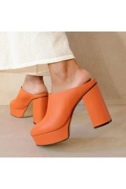 ALOHAS Schoenen Clock Out Boots Orange -Aloha Winkel 55f7805d286c7be7462cb2a17689f795