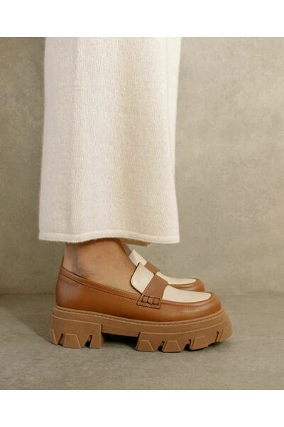 ALOHAS Loafers Trailblazer Bicolor Shoes Brown 2 ALOHAS Loafers Trailblazer Bicolor Shoes Brown - Afbeelding 2