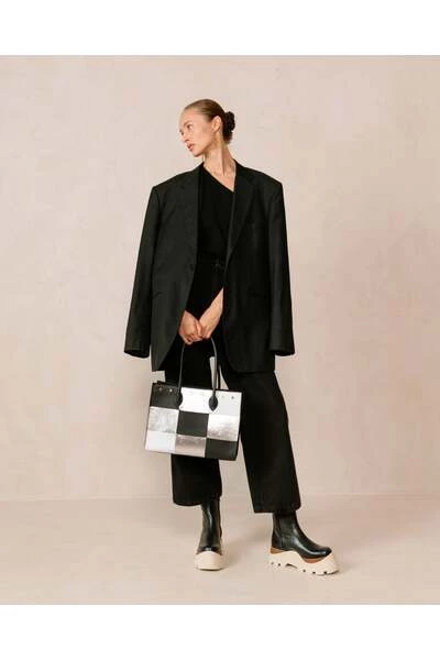 ALOHAS Handtassen The W Scacchi Black 6 ALOHAS Handtassen The W Scacchi Black - Afbeelding 6