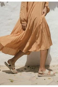 ALOHAS Sandalen Double Strap Sandals Beige -Aloha Winkel 571480ec7079d35371f3492f2c8e2840