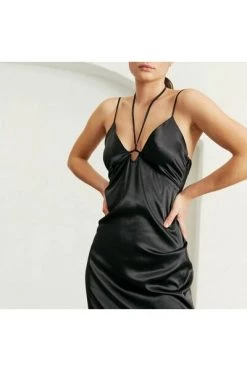 ALOHAS Feestjurken Night Owl Dress Black