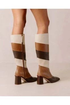 ALOHAS Enkellaarsjes Boots Brown -Aloha Winkel 5b9d5d34db767bbc671738dd8e4d950b