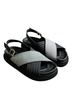 ALOHAS Sandalen Marshmallow Check Black -Aloha Winkel 5c260f6854d2e7fc74202ab138d61cde