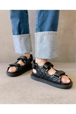 ALOHAS Sandalen Hook-Loop Sandals Black -Aloha Winkel 5c8e6134fbf756cb5ce5a37c3892e44f