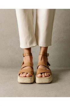 ALOHAS Sandalen County Espadrilles Brown