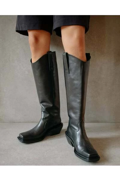 ALOHAS Snowboots Cattle Boots Black 6 ALOHAS Snowboots Cattle Boots Black - Afbeelding 6