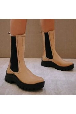 ALOHAS Chelseaboots Pick Me Up Leather Boots Beige -Aloha Winkel 5dd4e84b75fa2a6cf6864b51f7286209