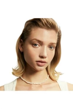 ALOHAS Kettingen Simple Pearl Necklace White
