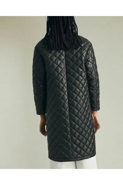 ALOHAS Gewatteerde Jassen Catnap Jacket Black 3 ALOHAS Gewatteerde Jassen Catnap Jacket Black - Afbeelding 3