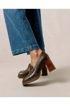 ALOHAS Pumps Busy Loafers Brown
