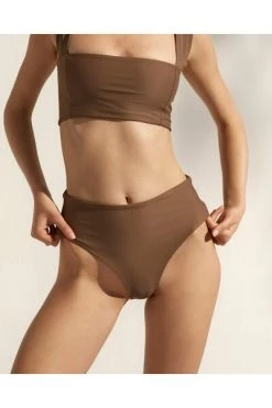 ALOHAS Bikini's The Pentagon Bikini Bottom Brown -Aloha Winkel 76f47c2269621b1be608319fbbe4a7cc
