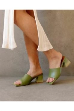 ALOHAS Slippers Brushed Flip Flips Green