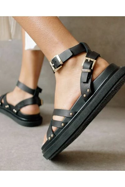 ALOHAS Sandalen Buckle Up Sandals Black 5 ALOHAS Sandalen Buckle Up Sandals Black - Afbeelding 5