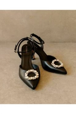 ALOHAS Pumps Cinderella Crystal Shoes Black -Aloha Winkel 824dd10fc82a31c42abf7719fee4d101
