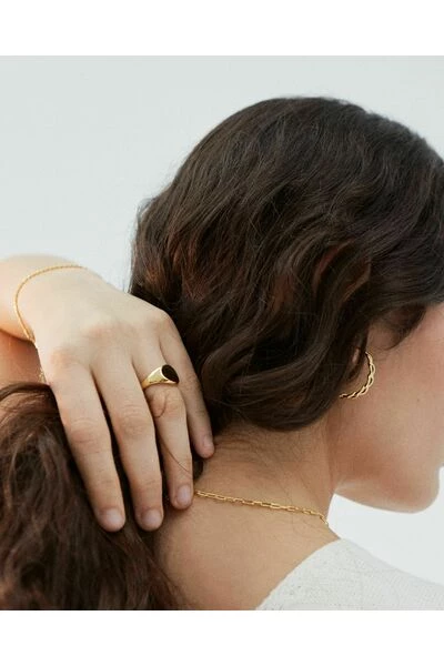 ALOHAS Kettingen Chain Line Necklace Yellow 2 ALOHAS Kettingen Chain Line Necklace Yellow - Afbeelding 2