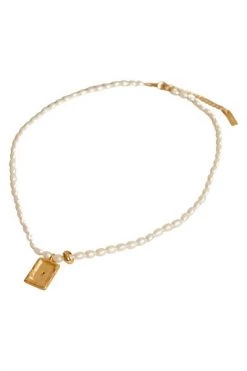 ALOHAS Kettingen Jujube Pearl Necklace Yellow