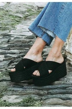 ALOHAS Sleehakken Bali Total Shoes Black