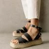 ALOHAS Sandalen County Espadrilles Black