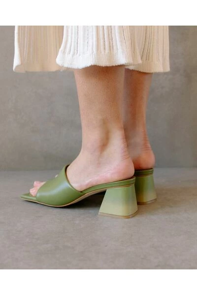 ALOHAS Slippers Brushed Flip Flips Green 3 ALOHAS Slippers Brushed Flip Flips Green - Afbeelding 3