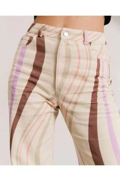 ALOHAS Wijde Broeken Monday Jelly Trousers Beige
