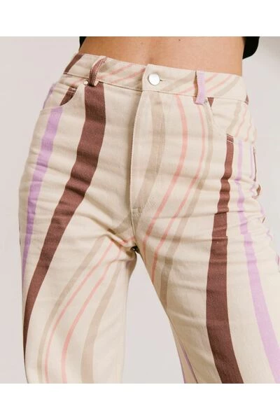 ALOHAS Wijde Broeken Monday Jelly Trousers Beige 1 ALOHAS Wijde Broeken Monday Jelly Trousers Beige