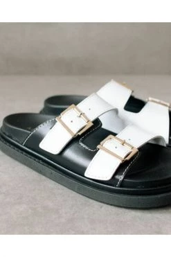 ALOHAS Sandalen Buckle Strap Sandals White 10 ALOHAS Sandalen Buckle Strap Sandals White -Aloha Winkel 8d218dc4695118bf64dd32567c70c5a1