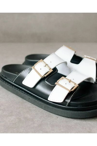 ALOHAS Sandalen Buckle Strap Sandals White 5 ALOHAS Sandalen Buckle Strap Sandals White - Afbeelding 5