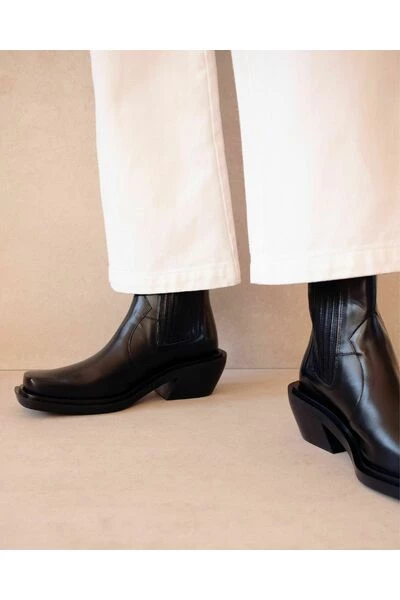 ALOHAS Cowboylaarzen Ranch Boots Black 2 ALOHAS Cowboylaarzen Ranch Boots Black - Afbeelding 2