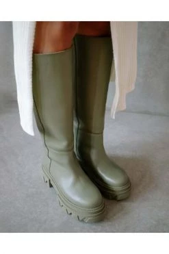 ALOHAS Snowboots Katiuska Leather High Boots Green 9 ALOHAS Snowboots Katiuska Leather High Boots Green -Aloha Winkel 8f5834abfa38979bd45bebbcd8abbfc0
