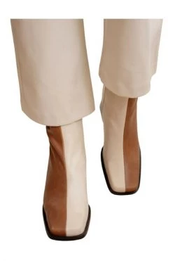 ALOHAS Enkellaarsjes Bicolor Ankle Boots White -Aloha Winkel 8fe73f770f548f2d30ae70f44421a053