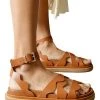 ALOHAS Sandalen Wavy Sandals Brown