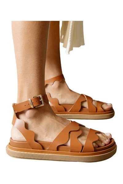 ALOHAS Sandalen Wavy Sandals Brown 1 ALOHAS Sandalen Wavy Sandals Brown