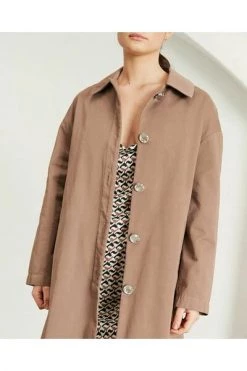 ALOHAS Trenchcoats & Mantels Flash Trench Coat Brown