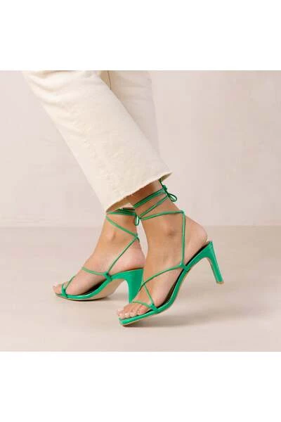 ALOHAS Sandalen Bellini Shiny Sandals Green 1 ALOHAS Sandalen Bellini Shiny Sandals Green