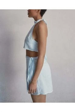 ALOHAS Korte Rokken Romance Skirt Blue -Aloha Winkel 9437acf756e43d91235b1a81f477f0ed