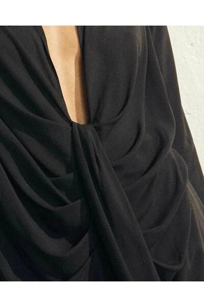 ALOHAS Casual Jurken Liberica Dress Black 2 ALOHAS Casual Jurken Liberica Dress Black - Afbeelding 2