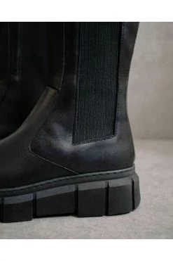 ALOHAS Chelseaboots Armor Combat Boot Black -Aloha Winkel 97219c2a4663d40b54fb6e5337b8dbde