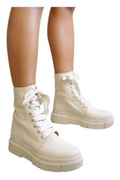 ALOHAS Laarzen Can Can Boots White