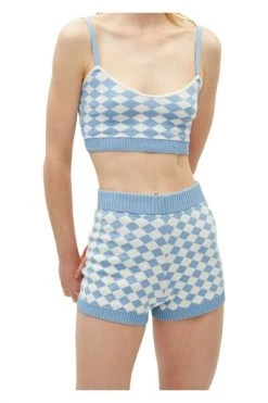 ALOHAS Korte Broeken Nice Shorts Scacchi Blue -Aloha Winkel 982aca33bec3d0121833d1f44fef4933