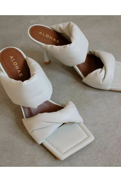 ALOHAS Sandalen Twist Strap Sandals White 3 ALOHAS Sandalen Twist Strap Sandals White - Afbeelding 3