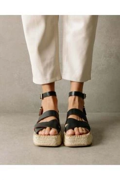 ALOHAS Sandalen County Espadrilles Black -Aloha Winkel 9f10cbf7450e4f5577f4b833cf797aad