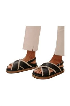ALOHAS Sandalen Marshmallow Leather Black -Aloha Winkel 9fc6c87ba5bd7053f7e98715187416bf