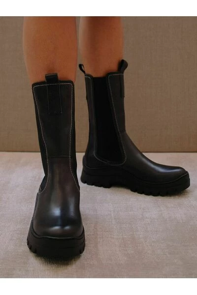 ALOHAS Chelseaboots Pick Me Up Leather Boots Black 1 ALOHAS Chelseaboots Pick Me Up Leather Boots Black