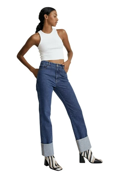 ALOHAS Skinny Jeans Sunday Deep Jeans Blue 3 ALOHAS Skinny Jeans Sunday Deep Jeans Blue - Afbeelding 3