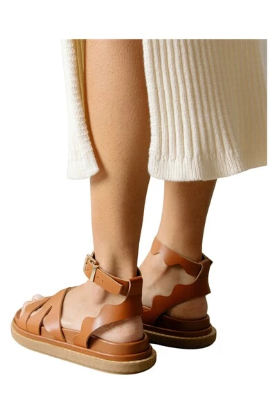 ALOHAS Sandalen Wavy Sandals Brown 6 ALOHAS Sandalen Wavy Sandals Brown - Afbeelding 6