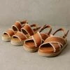 ALOHAS Sandalen Double Strap Crochet Sandals Brown