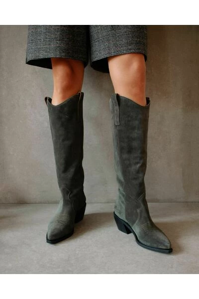 ALOHAS Laarzen Mount Suede Boots Green 2 ALOHAS Laarzen Mount Suede Boots Green - Afbeelding 2