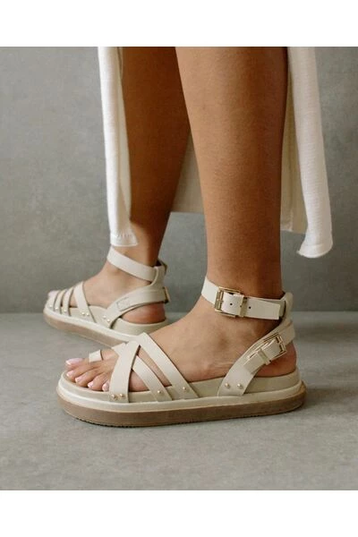 ALOHAS Sandalen Buckle Up Shoes Beige 5 ALOHAS Sandalen Buckle Up Shoes Beige - Afbeelding 5