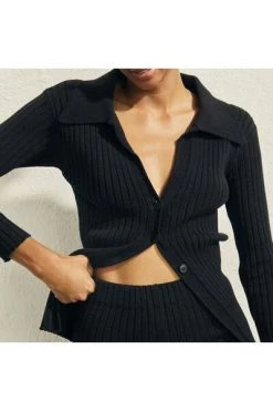 ALOHAS Vesten Icon Cardigan Black